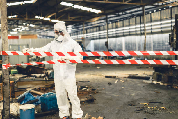 Professional Drug Lab Cleanup technician working in Atlantic, NC